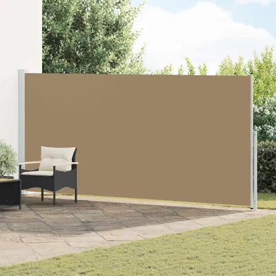 Zdjęcie produktu dla Rozkładany boczny markiz Ciemnoszary 300 x 180 cm Poliester