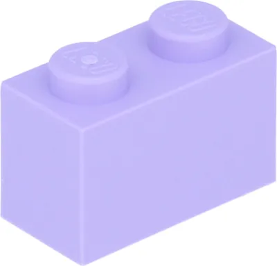 Produktbild von Lego® 100 Stück 3004 Stein Brick 1x2 Part Basic Steine 100 Lavendel