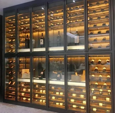 Produktbild von Weinschrank Weinkühlschrank Weinkühler Weinmöbel Weinlagerschrank Weinständer