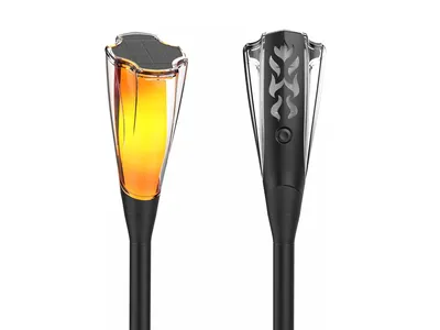 Zdjęcie produktu dla Lampa Solarna Wbijana LED Ogrodowa Pochodnia Płomień Zewnętrzna