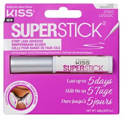 Immagine prodotto di Super Stick 5-Day Extended Wear (adesivo per ciglia a striscia) 4,8 g trasparente