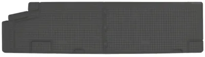 Gummifußmatten Set für Citroen Jumper Fiat Ducato Peugeot Boxer (2006-), schwarz