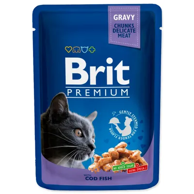 Obrázek produktu pro Kapsička BRIT Premium Cat Cod Fish 100 g