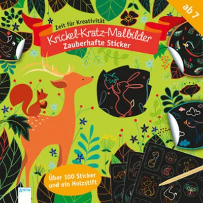 Obrázok produktu pre Krickel-Kratz-Malbilder. Zauberhafte Sticker