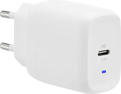 Produktbild von A. Basics USB-C-Wandladegerät mit 1 Port, 30 W, GaN, für Tablets und Handys,komp