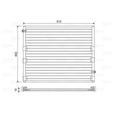 Produktbild von VALEO 814176 Kondensator Klimaanlage Klimakondensator für TOYOTA LAND CRUISER 90 (J9)