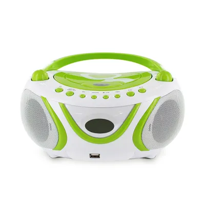 Zdjęcie produktu dla Metronic 477108, Zielony, Biały, Przenośny odtwarzacz CD