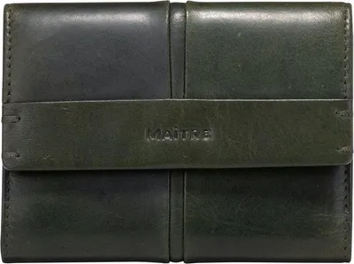 Produktbild von Maître Birkenfeld Ilsebill Kreditkartenetui dunkelgrün 8,5 x 11 x 2