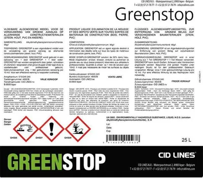 Produktbild von Grünstop Grünbelagsentferner für alle Materialien - 5L
