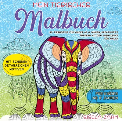 Produktbild von Mein tierisches Malbuch
