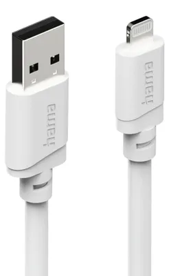 Produktbild von Hama Ladekabel USB-A - Lightning, für Apple, 1m, Weiß