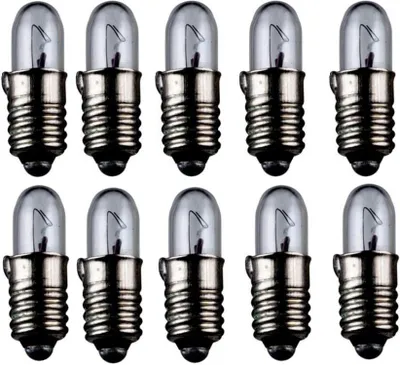 Produktbild von 10er Set WireThinX Kleinstlampen Subminiatur 1,00 W, 12 V - Sockel E5,5 4,7 x 15 mm, L-55