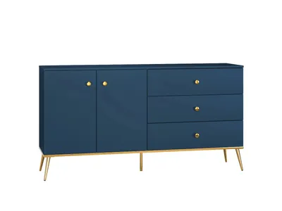 Zdjęcie produktu dla Komoda BLU 160 2D3S granatowa