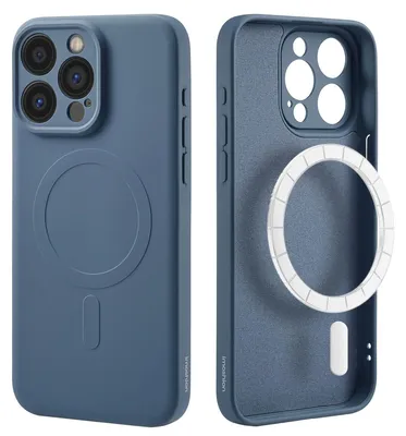 Imagen del producto de Funda de Colores con MagSafe para Apple iPhone 15 Pro Max - Azul oscuro