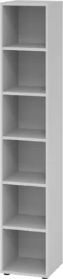 Produktbild von bümö smart Aktenregal - 6 Ordnerhöhen - Nachbildung: Grau