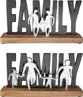 Obrázek produktu pro GILDE Aluminium Schriftzug "Family" VE 2 so