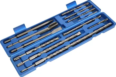 Produktbild von KOTARBAU® SDS-Plus Betonbohrer & Meißel Set 12tlg. SDS+ Bohrer Steinbohrer Hammerbohrer für Ziegelsteine Mauerwerk