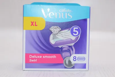 Produktbild von Gillette Deluxe Smooth Swirl, Frauen, Gillette, Deluxe Smooth Swirl, Violett, 8 Stück(e)