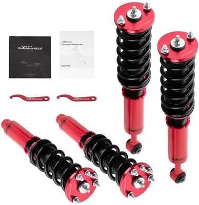Imagen del producto de Kit de amortiguadores ajustables para suspensión – Reducción de la altura de la suspensión para modelos de automóviles específicos