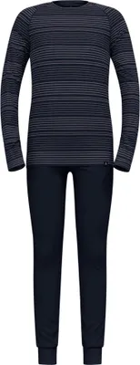 Image de Ensemble ODLO ACTIVE WARM, saphir foncé - gris Ridge 152