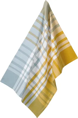 Obrázek produktu pro KELA Čajová osuška Svea 70x50 cm curry žlutá/modrá kostkovaná KL-12798