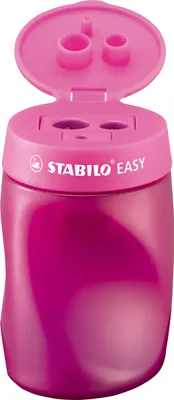 Image de Taille-boîte ergonomique pour gauchers - STABILO EASYsharpener - 3 en 1 - rose