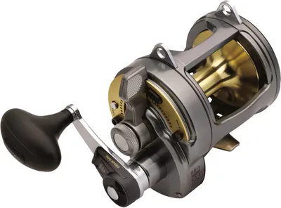 Produktbild von SHIMANO Tyrnos, 20 II, Rechtshand, Multirolle, Schiebebremse, Zweigang, TYR20II