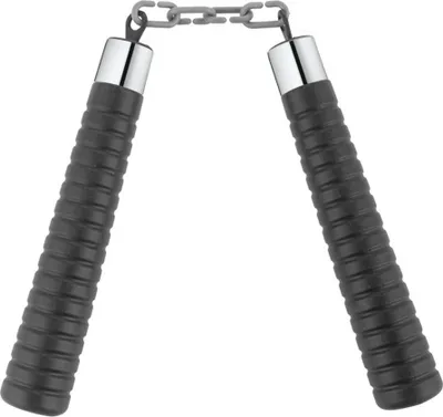 Produktbild von Nunchaku Ninjawaffe schwarz-gold