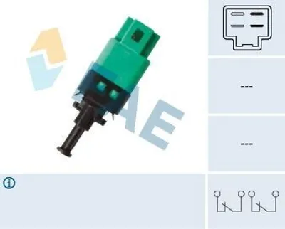 Produktbild von FAE Bremslichtschalter 24781 für CHEVROLET SPARK (M300) mechanisch