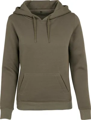 Produktbild von Build Your Brand BY026 | Ladies Heavy Hoody - Farbe: Olive - Größe: XL