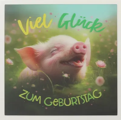 Produktbild von Depesche 5326.041 Glückwunsch-Karte zum Geburtstag mit 3D Motiv, Geburtstagskarte, ca. 17 x 17 cm groß, inkl. passendem Umschlag und Innentext