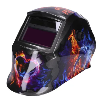 Produktbild von Automatik Solar Schweißhelm mit UV-Schutz, autom. Verdunkelung, Feuerhemmend, schnelle Schaltzeiten - Design: Love
