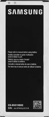 Obrázok produktu pre 3220 mAh Samsung EB-BN910BBE Náhradná batéria pre Samsung Galaxy Note 4