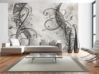 Produktbild von Vlies Fototapete Abstrakt 400x280 cm Tapeten Wandtapete XXL Blumen Blumenmotiv a-A-0036-a-a