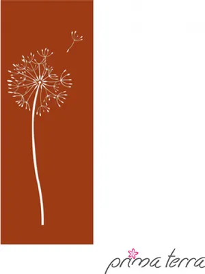 Immagine prodotto di Schermo privacy in acciaio inox dandelion Schermo privacy Prima Terra - muro