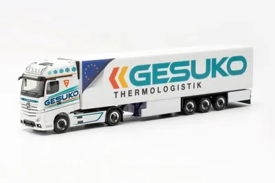 Produktbild von Herpa 315951 - 1/87 Mercedes-Benz ActrosGigaspace`18Kühlkoffer-Sattelzug"GESUKO"