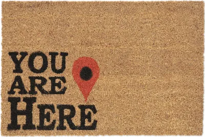 Produktbild von relaxdays Fußmatte Kokos "You Are Here"
