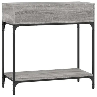 Produktbild von Konsolentisch Grau Sonoma 75x34,5x75 cm Holzwerkstoff