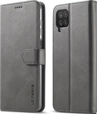 Produktbild von Samsung Galaxy M53 Hülle, Klapphüllen Brieftasche Leder Magnetverschluss Ständer Schutzhülle für Galaxy M53 Grau