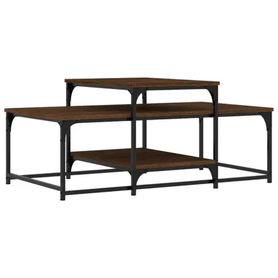 Produktbild von Couchtisch Braun Eichen-Optik 102x60x45 cm Holzwerkstoff
