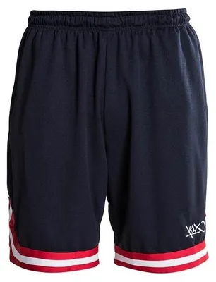 Produktbild von K1X Atomatic Double X Basketball Shorts mit 3 Taschen, Farbe:Navy, Kleidergröße:XL