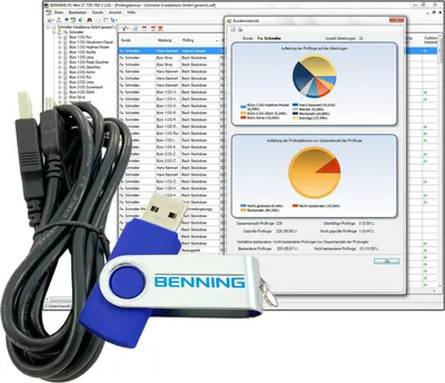 Produktbild von BENNING Software PC-WIN 750-760