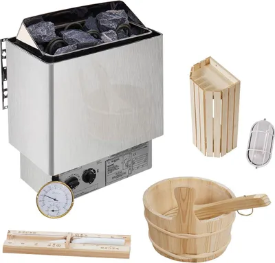 Produktbild von Artsauna Outdoor Fasssauna Spitzbergen 220 für 6 Personen - 8 kW Ofen & Zubehör