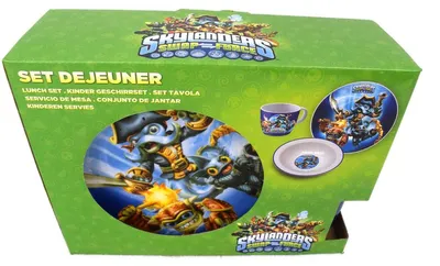 Produktbild von Geschirrset Skylanders Porzellan Geschenkset 3teilig Swap Force Kinder
