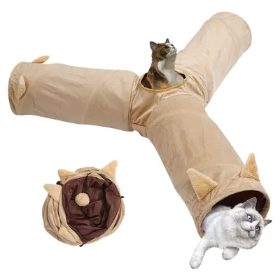 Imagen del producto de Túnel interactivo para mascotas, ideal para gatos