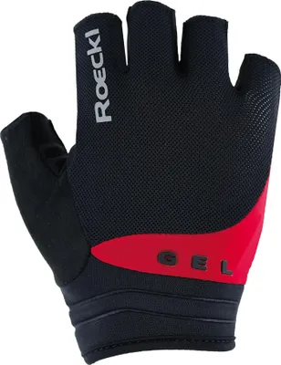 Produktbild von Roeckl Unisex Itamos 2 Fahrradhandschuhe black/red 6,5