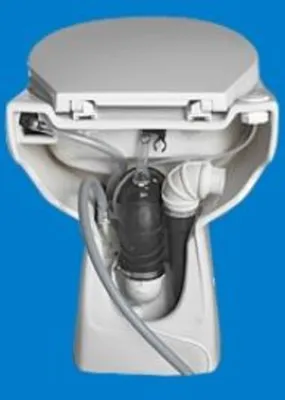 Produktbild von Sanibroyeur Sanicompact c43 eco WC mit Sitz Weiß