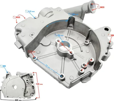 Image de Couvercle moteur SCOOTER 50 4T REMPLISSAGE D'HUILE