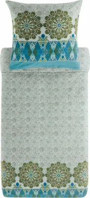 Produktbild von Bassetti Flanell-Bettwäsche-Garnitur SIGURTA Farbe GRÜN V1 Größe 135x200+80x80