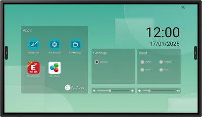 Produktbild von Sharp LM551, Interaktiver Flachbildschirm, 139,7 cm (55"), LED, 3840 x 2160 Pixel, WLAN, 18/7